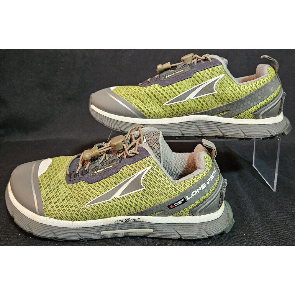 Altra Lone Peak 2.0 Women 6.5 Shoe Trail Running Green Sneaker Polartec Gorpcore